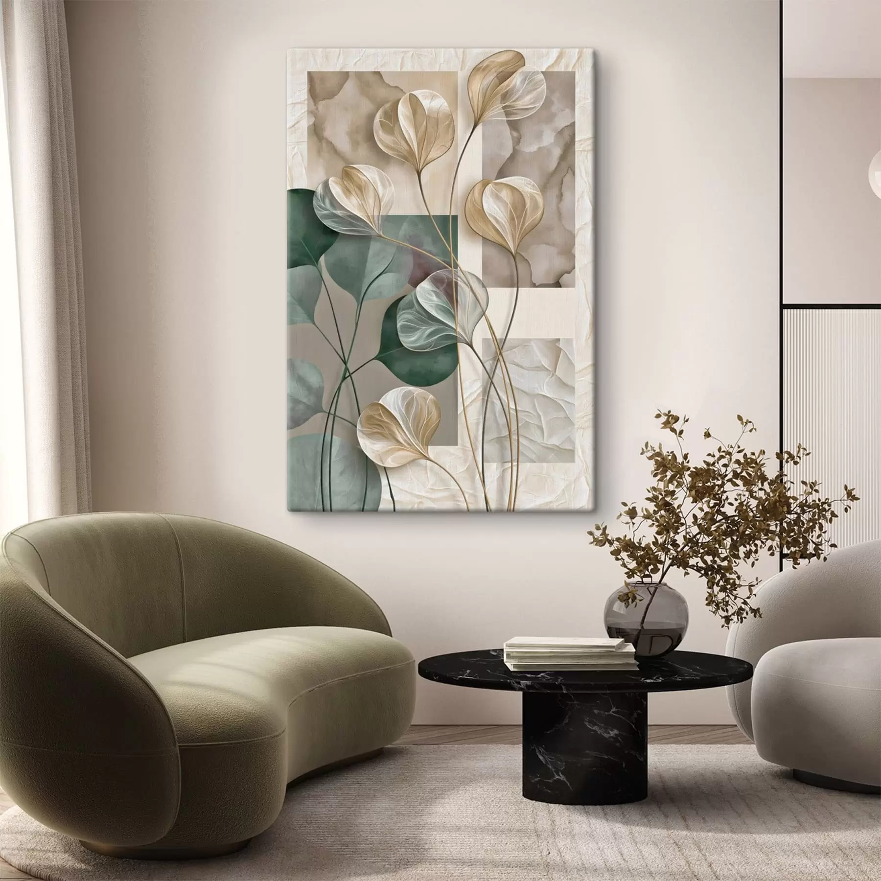 wall murals Botanical abstraction s49759
