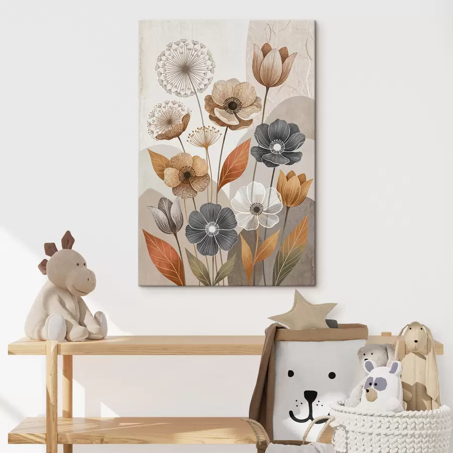 murales Flores silvestres s49856