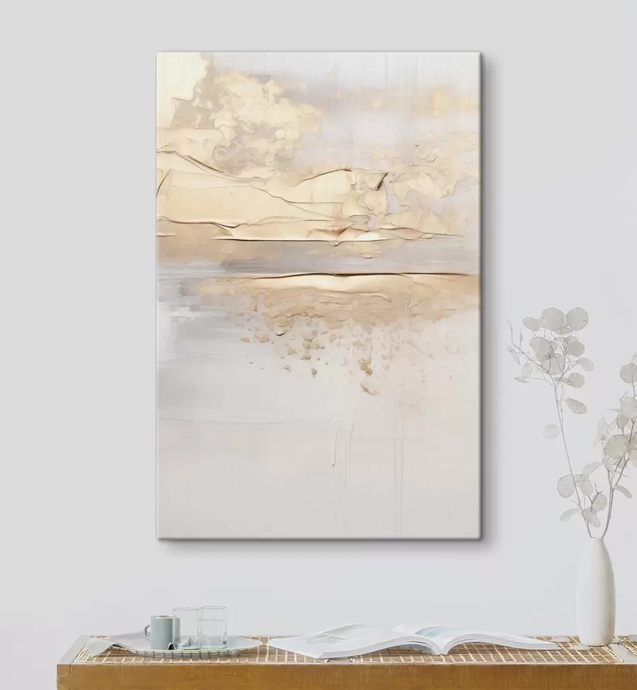 wall murals Beige Abstraction s49986