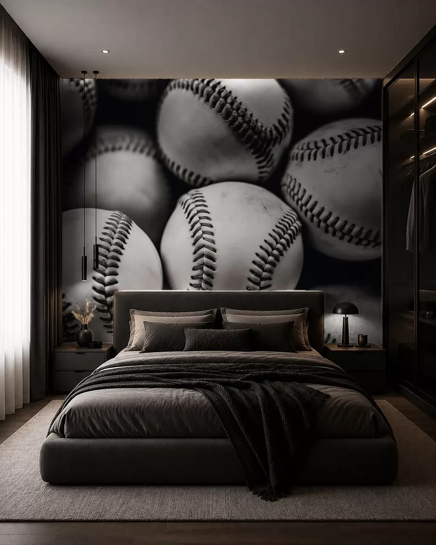 murales Pelotas de béisbol w09966