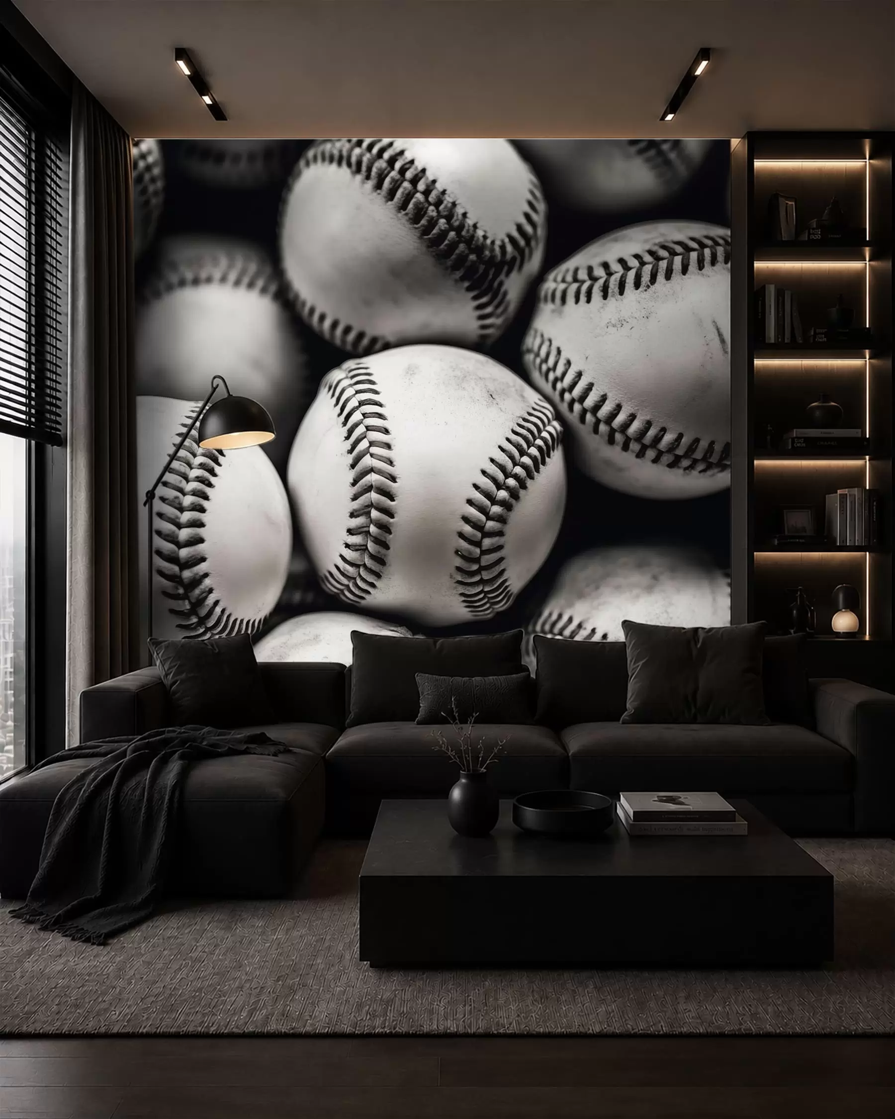 peintures murales Balles de baseball w09966