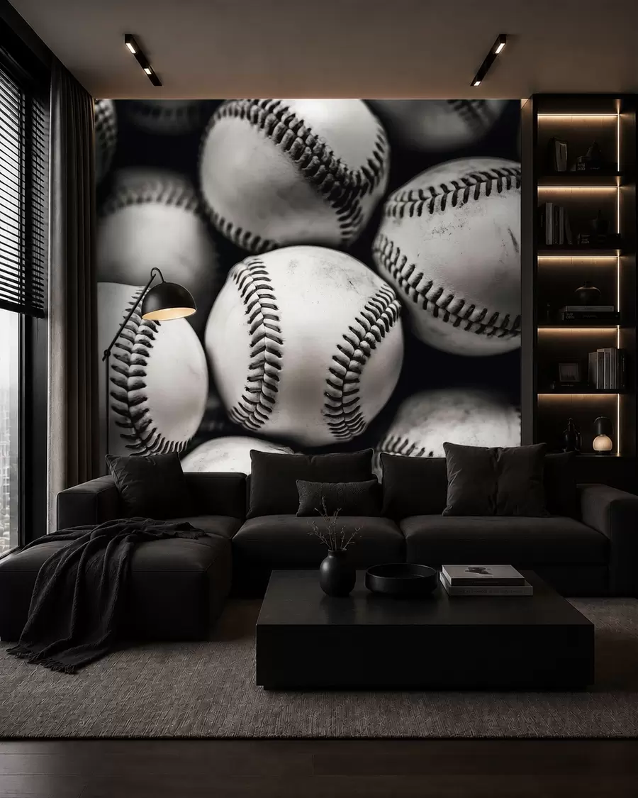 murales Pelotas de béisbol w09966