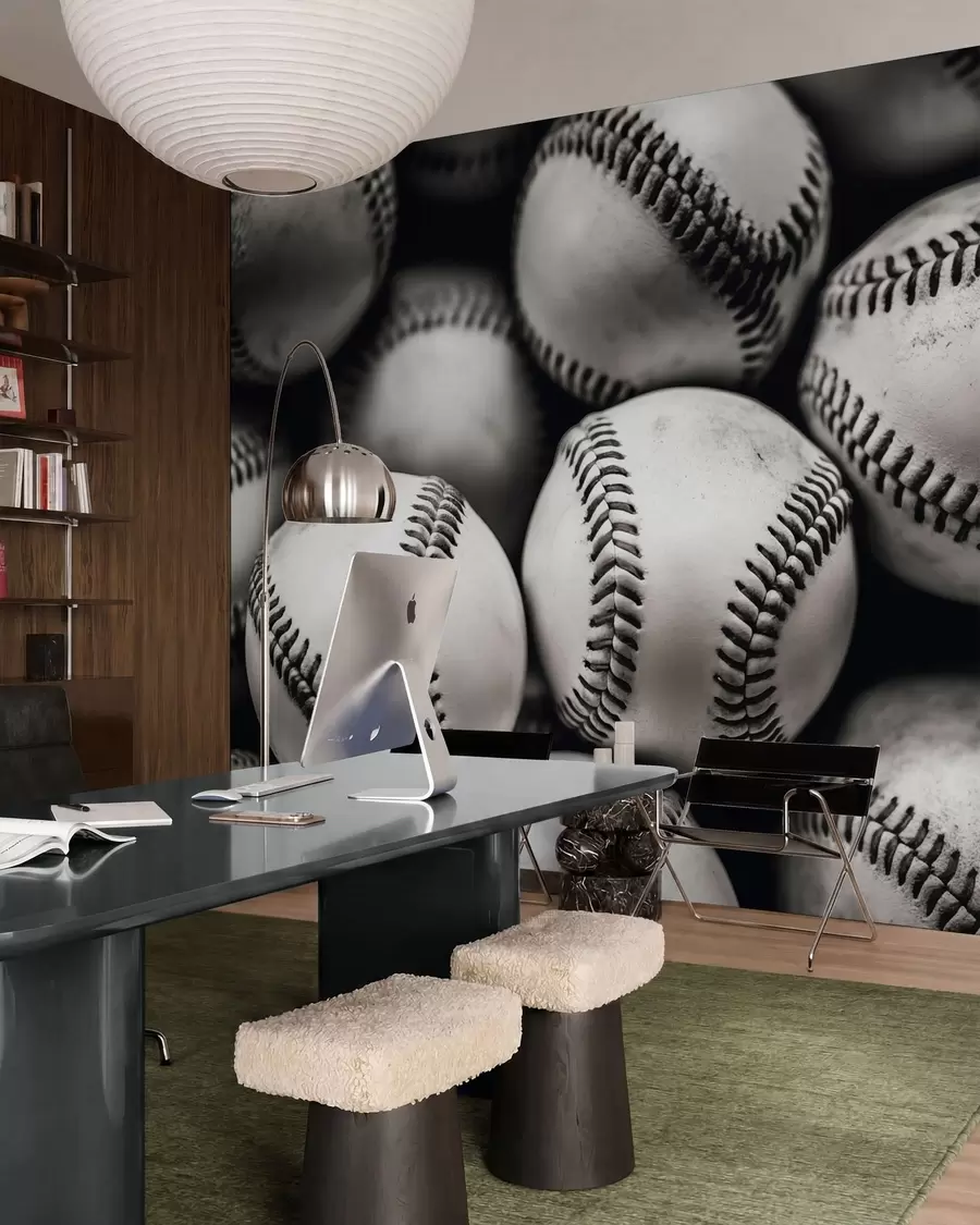 wall murals Baseball balls w09966