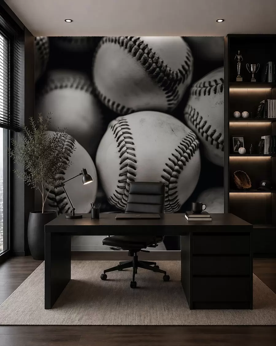 murales Pelotas de béisbol w09966