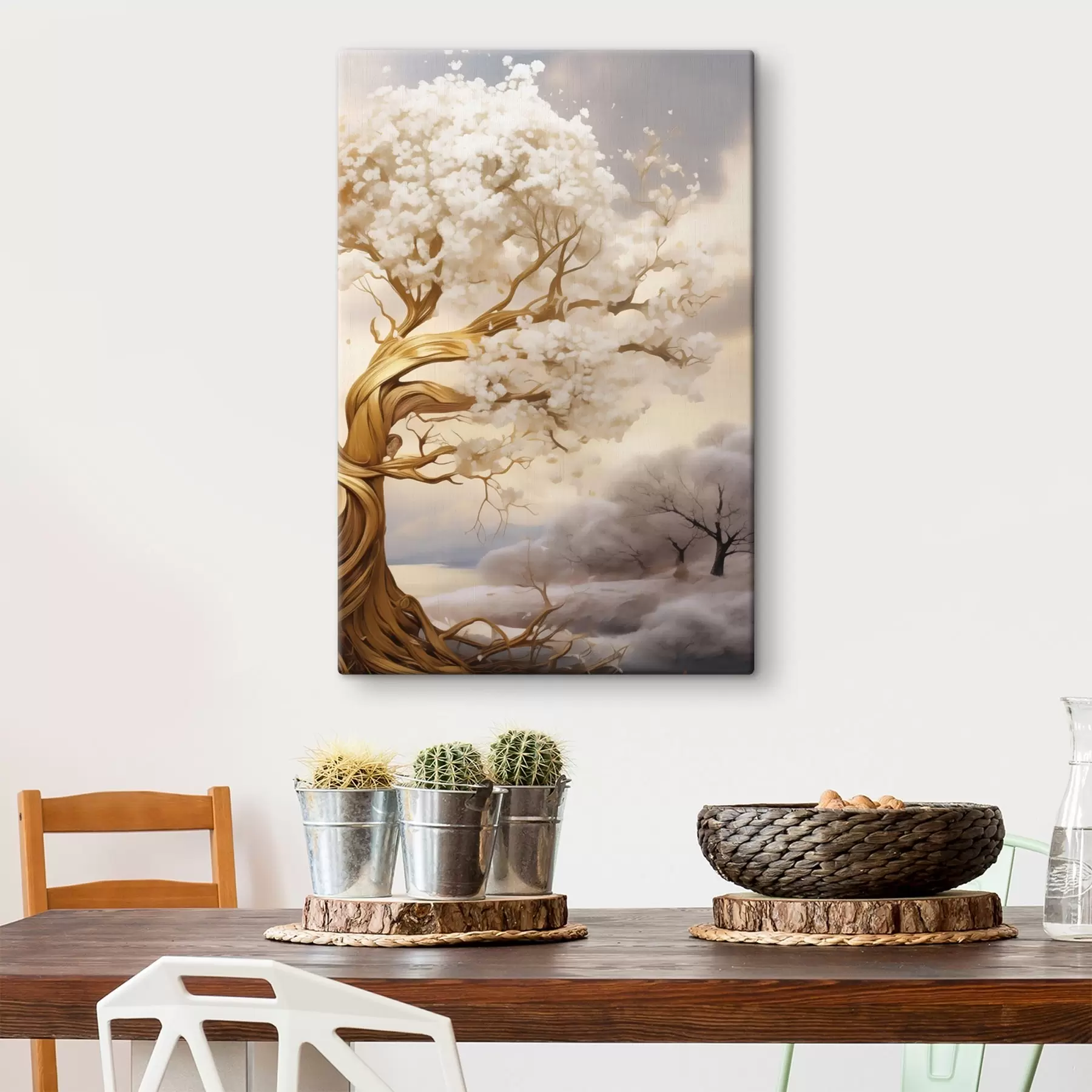 wall murals Tree in the clouds s50030