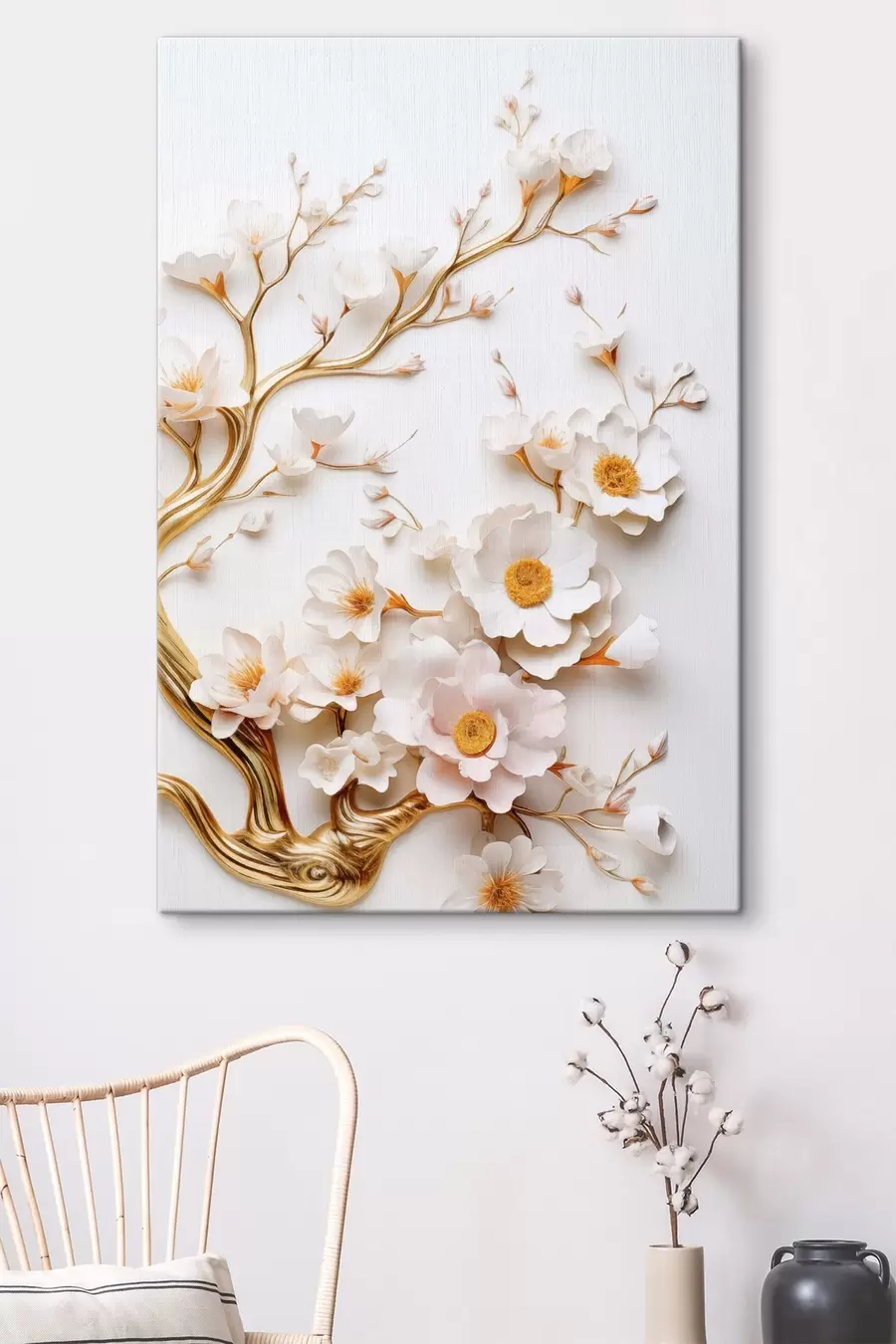 murales Magnolias blancas s50033