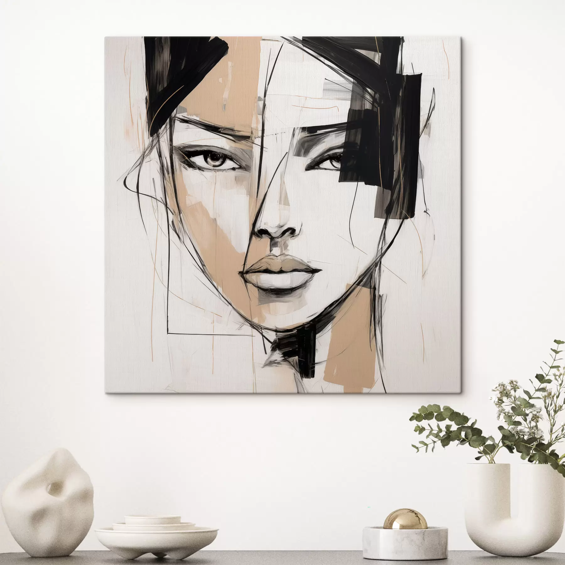 murales Retrato abstracto s50049