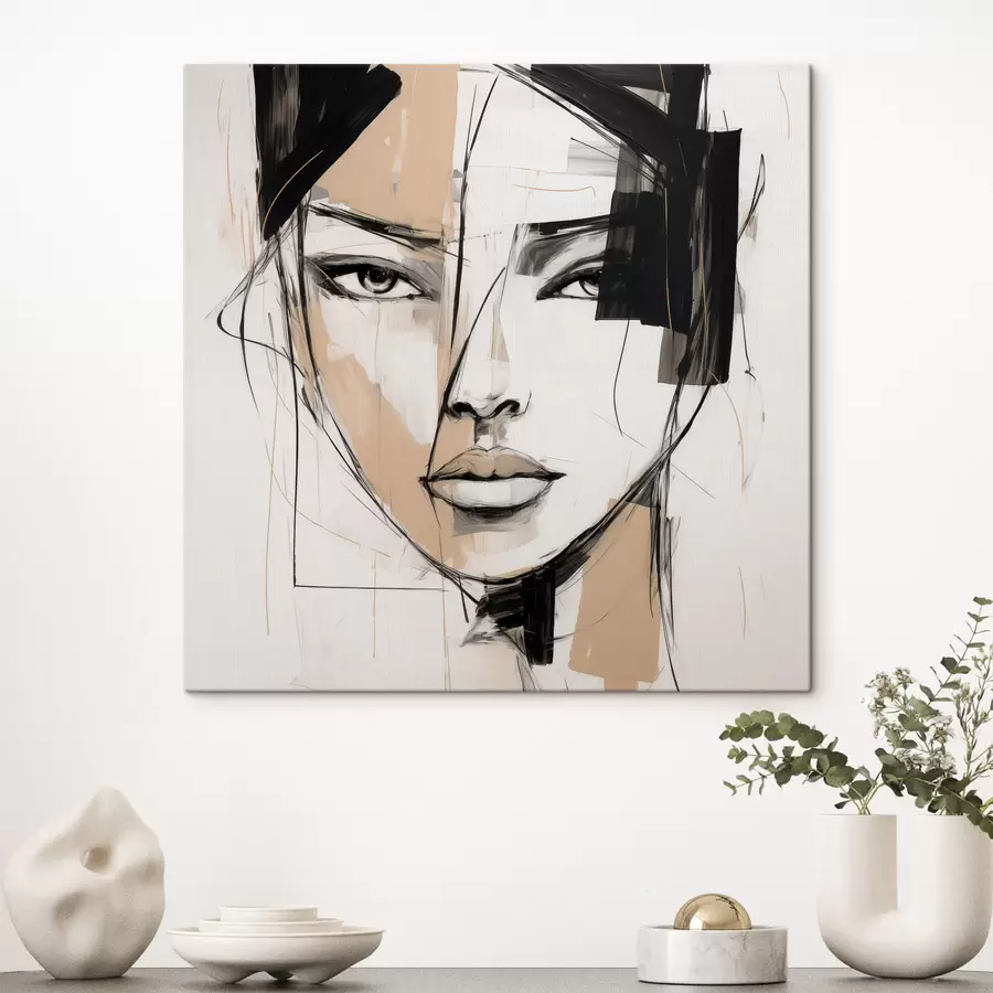 wall murals Abstract portrait s50049