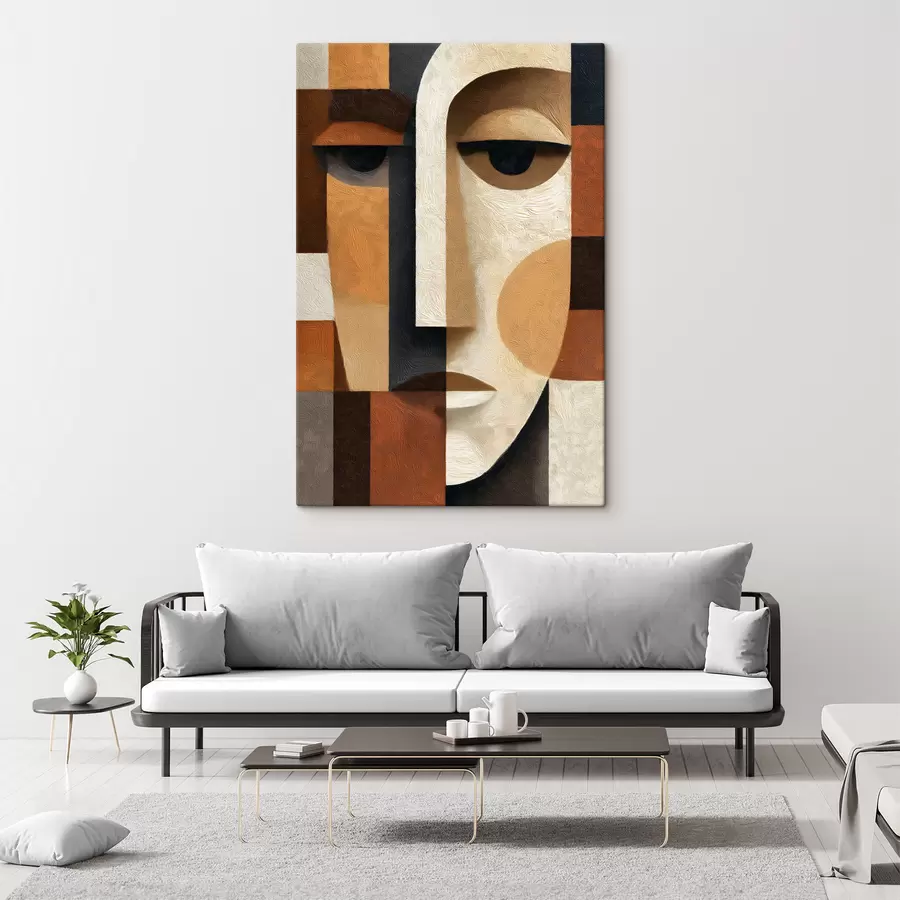 wall murals Abstract face s50054