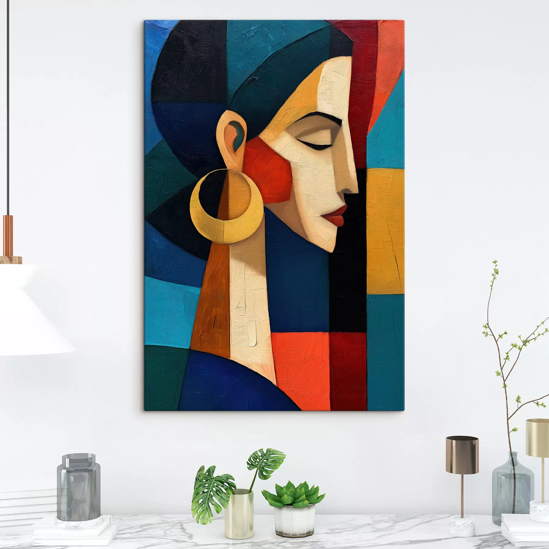 murales Cara abstracta s50056