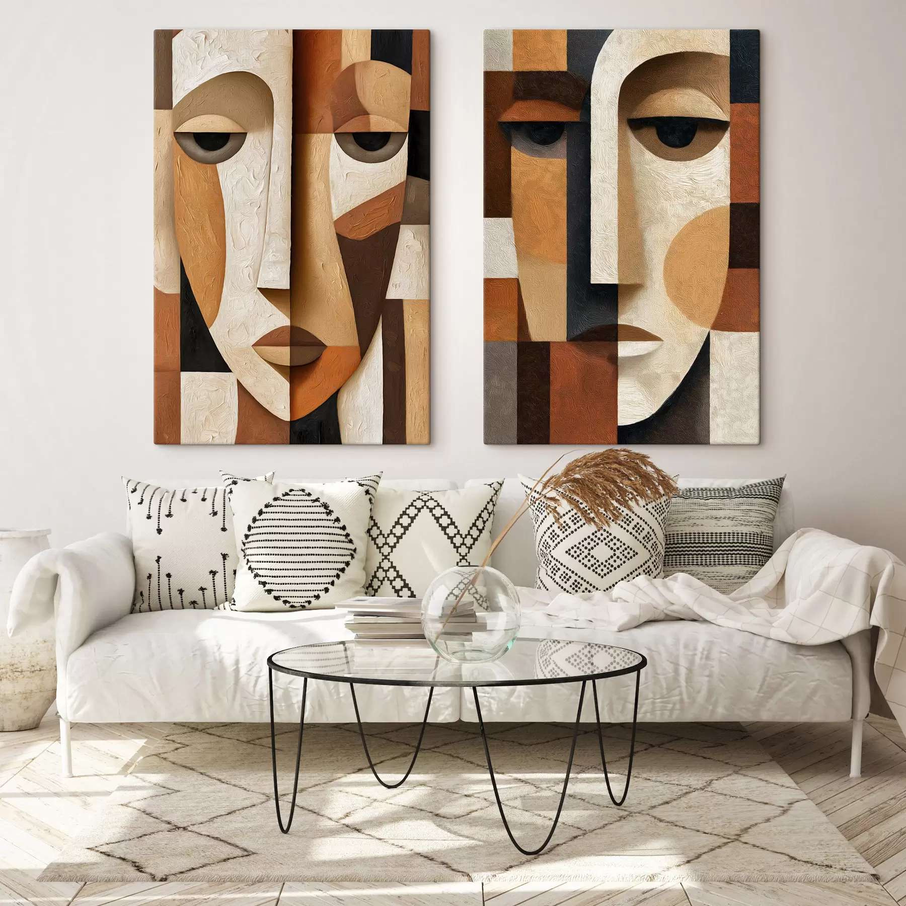 murales Caras abstractas m30789