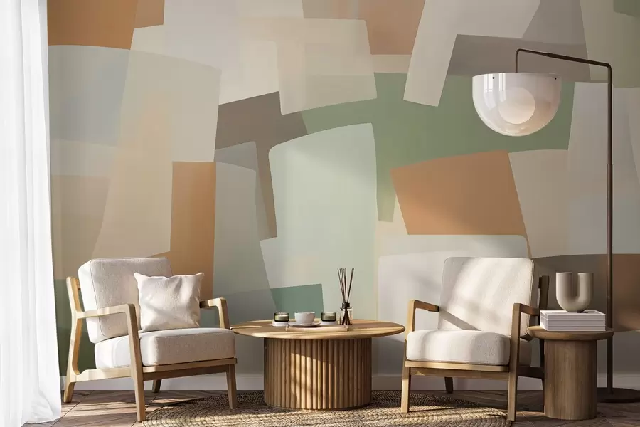wall murals Geometric abstraction w05783