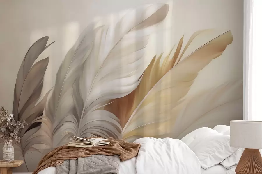 Wall Mural Photo Wallpaper Abstract feathers w05789