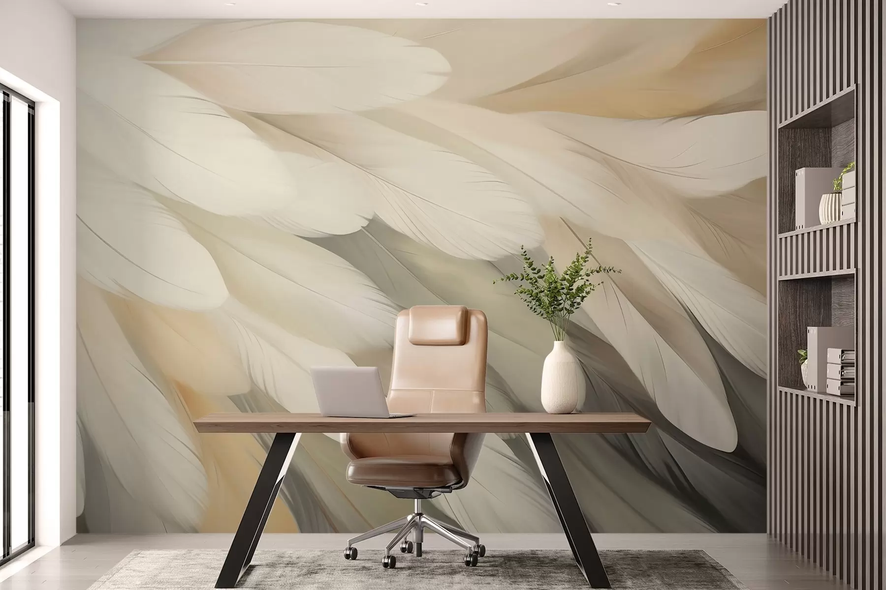 wall murals Feathers w05791