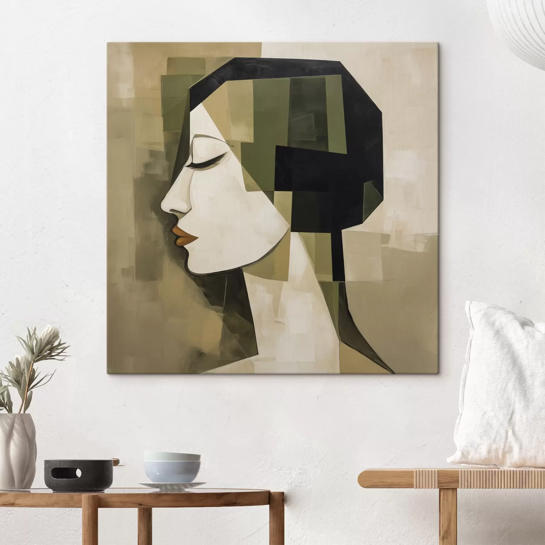 wall murals Modern abstract portrait s50057