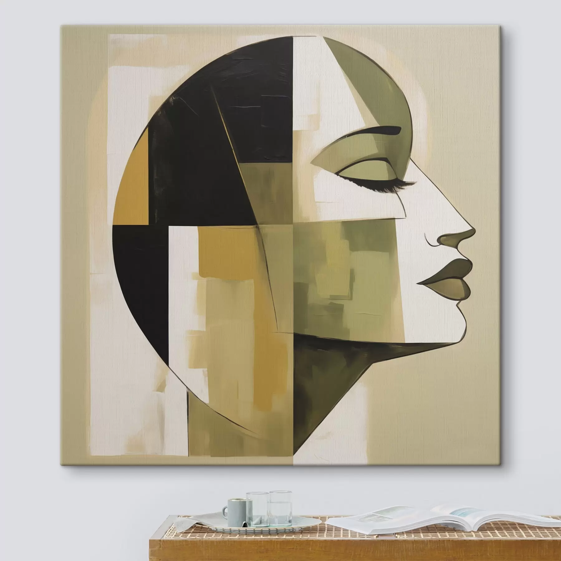 murales Retrato abstracto s50058