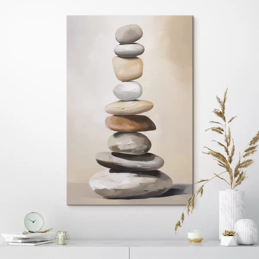wall murals Stones, imitation painting s50059