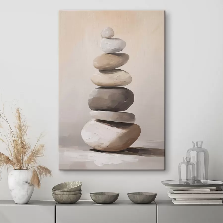wall murals Stones, imitation painting s50060