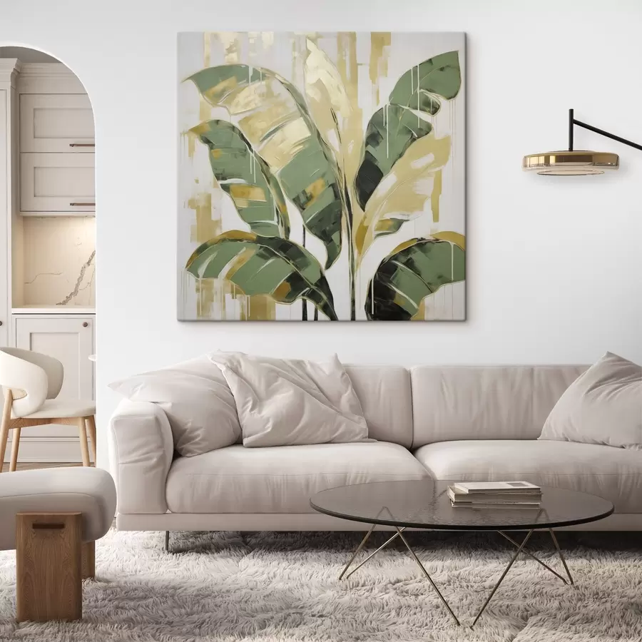 wall murals Foliage, imitation of painting s50077