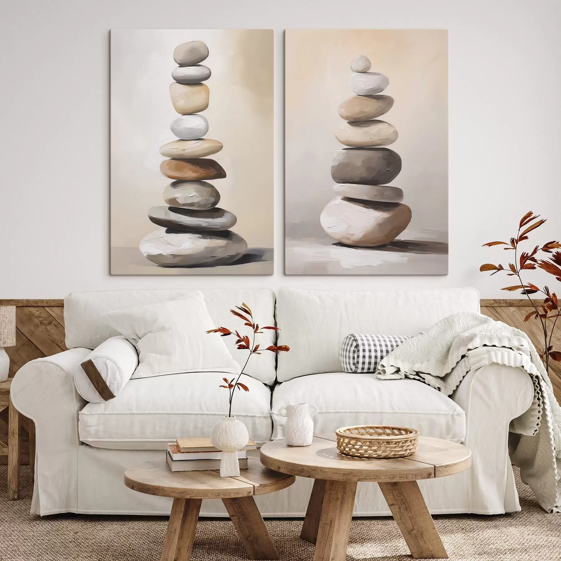 wall murals Stones, imitation painting m30775