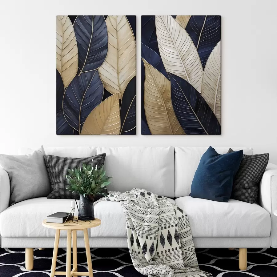 wall murals Leaves imitation painting m30776