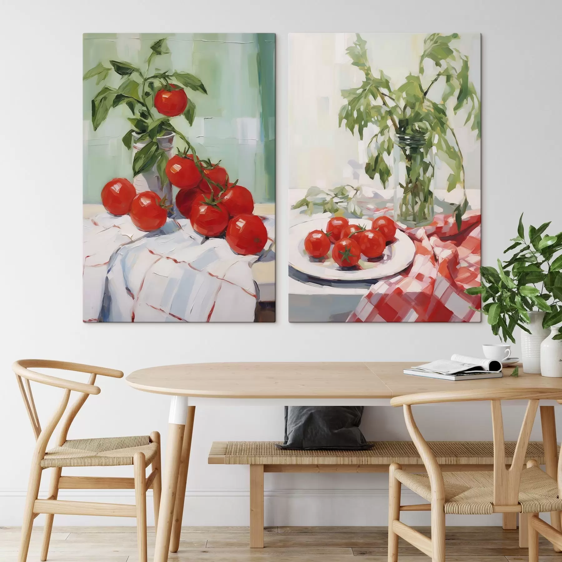 wall murals Tomatoes, imitation painting m30777