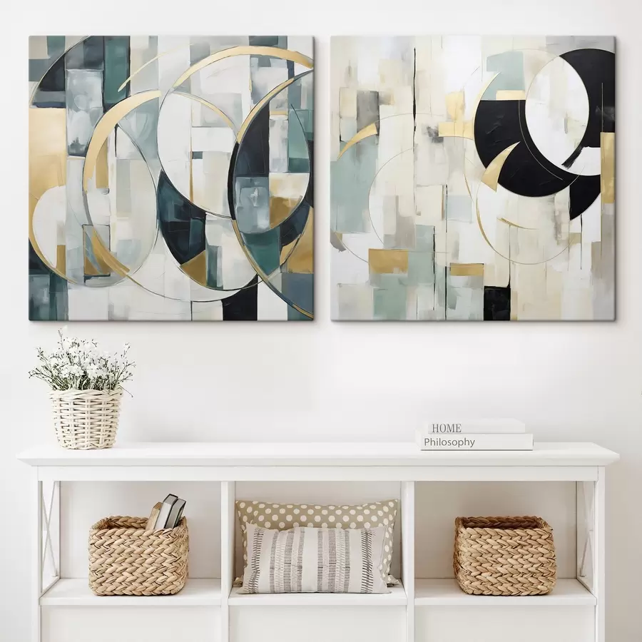 wall murals Chaotic abstraction, imitation of painting m30782