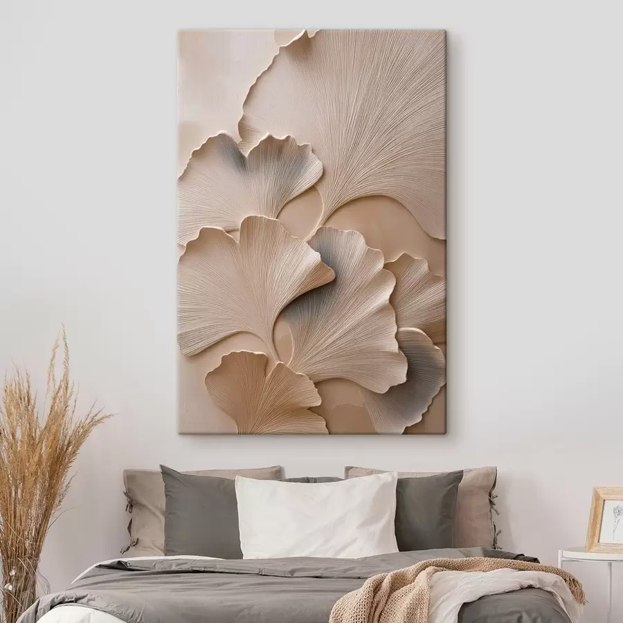 wall murals Abstract Flowing Forms in Dark Tones s49961