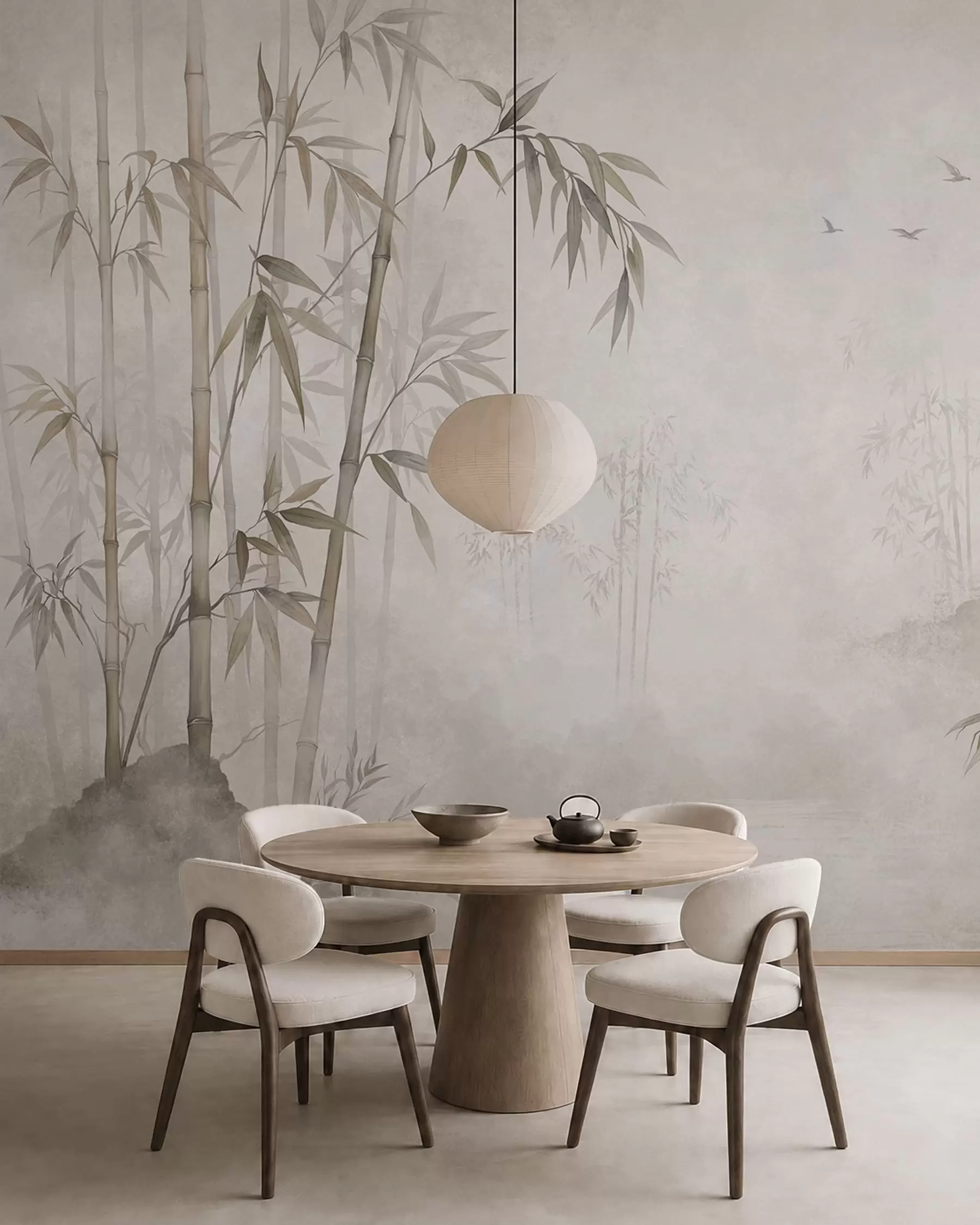wall murals Misty Bamboo w05732