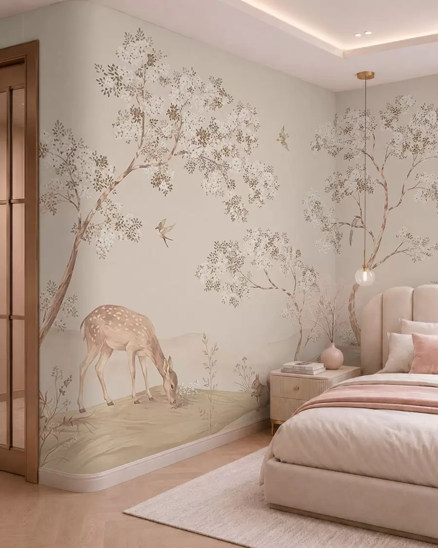 murales Bosque en flor w05809