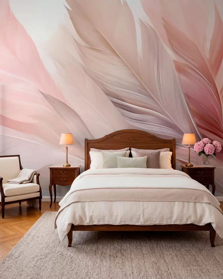peintures murales Plumes w05793