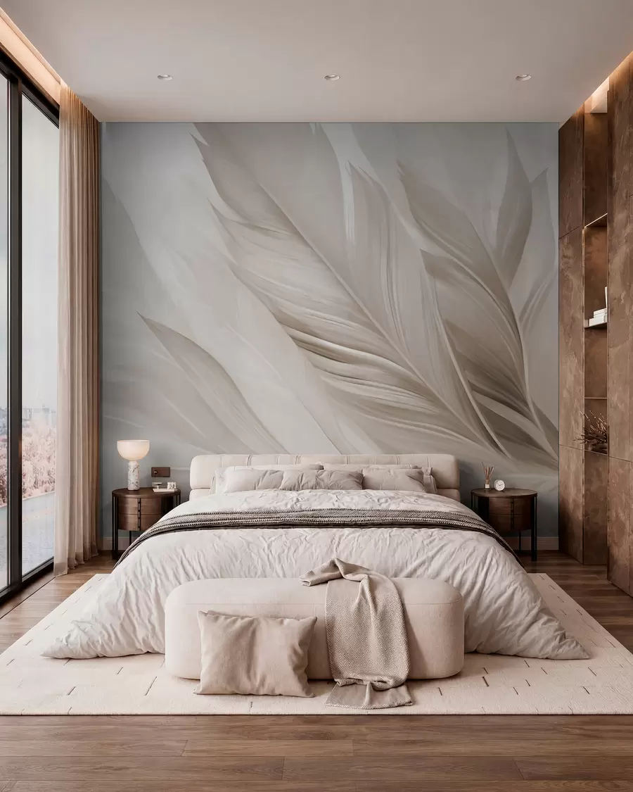 wall murals Feathers w05793v1