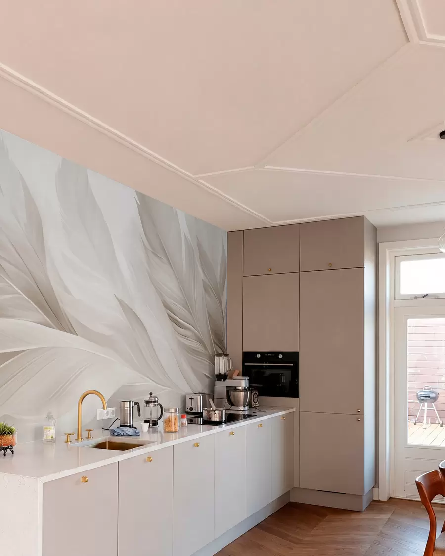 peintures murales Plumes w05793v1