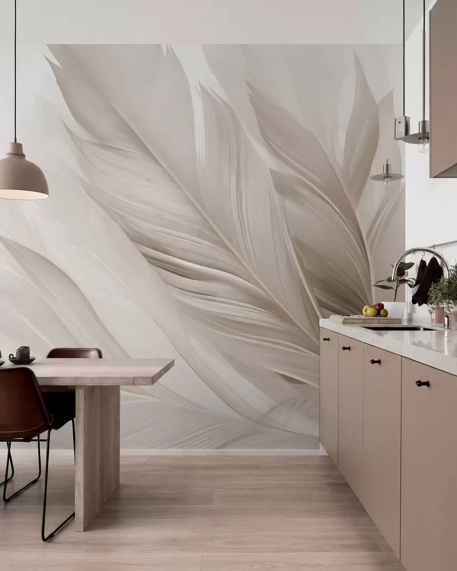 wall murals Feathers w05793v1