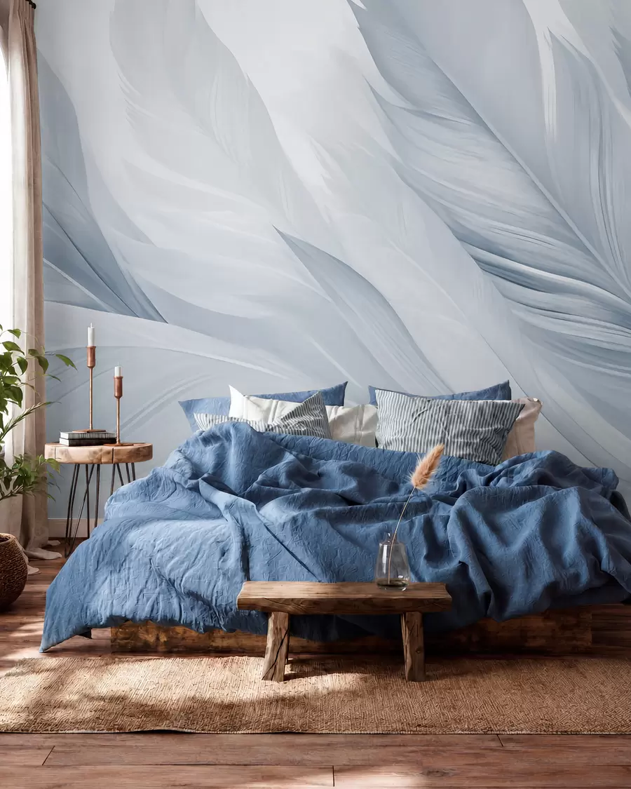 peintures murales Plumes w05793v2