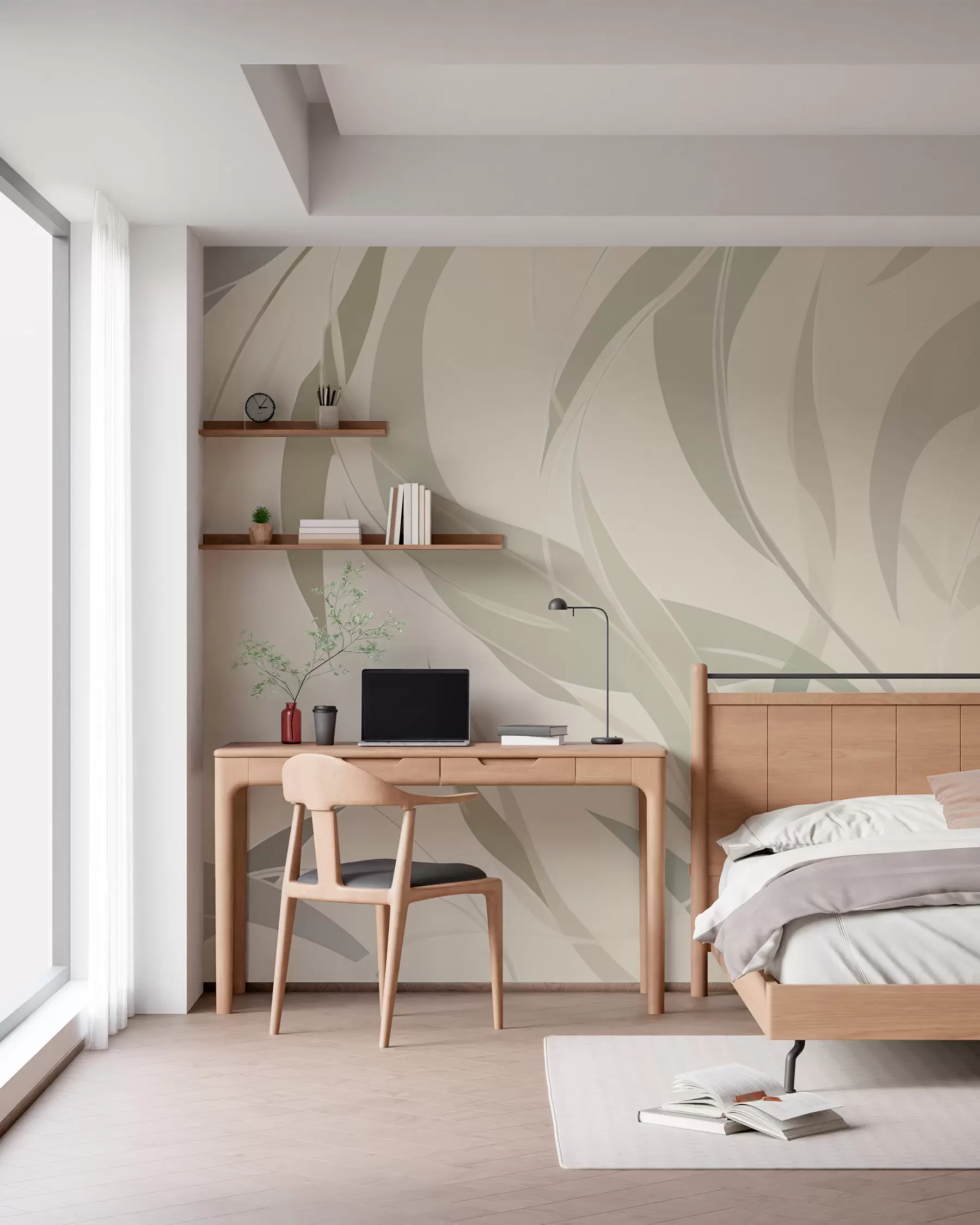 peintures murales Eucalyptus à feuilles pointues w05799