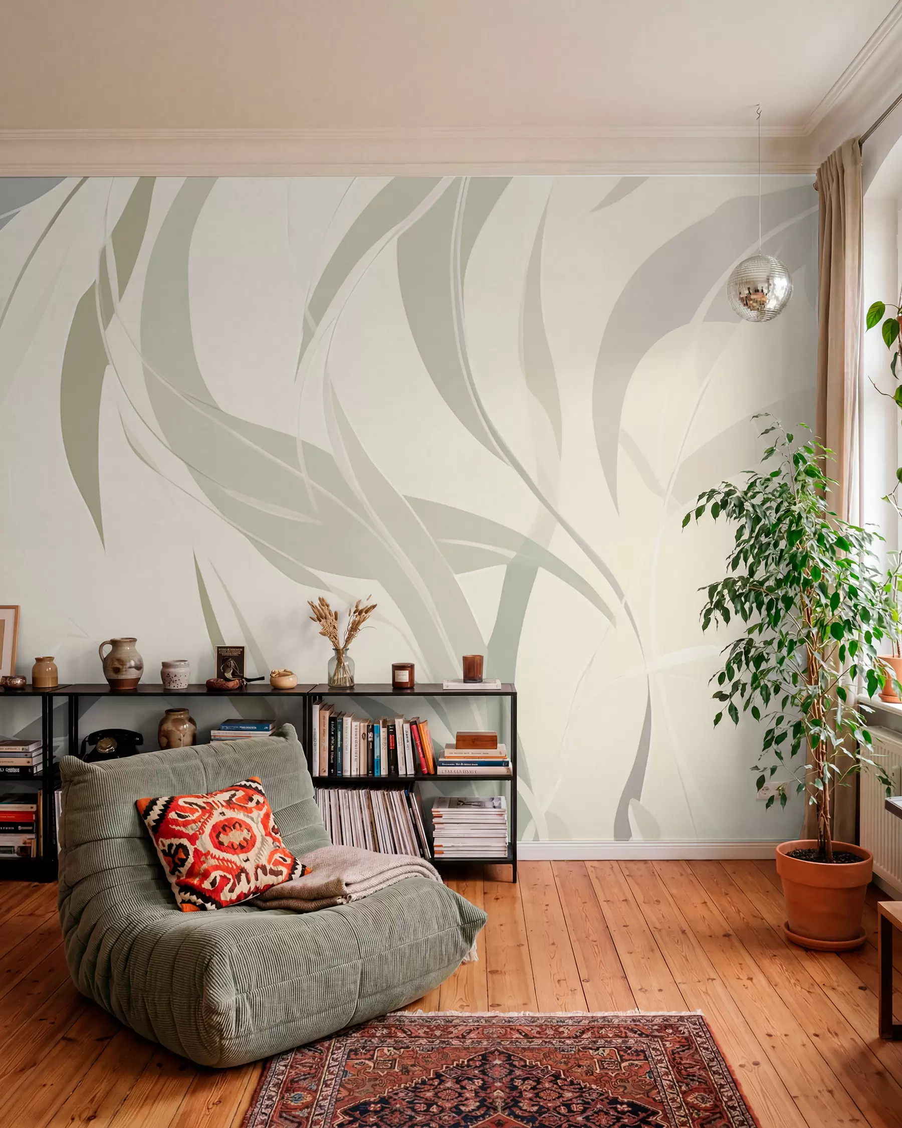 peintures murales Eucalyptus à feuilles pointues w05799