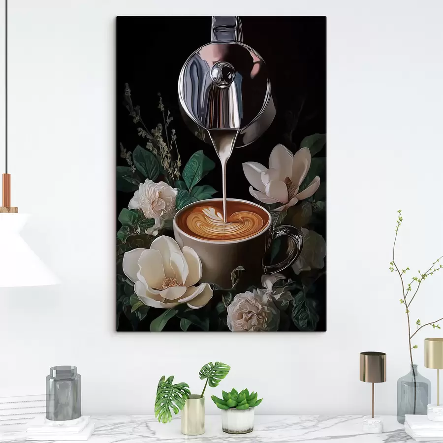 murales Naturaleza muerta con café s50123