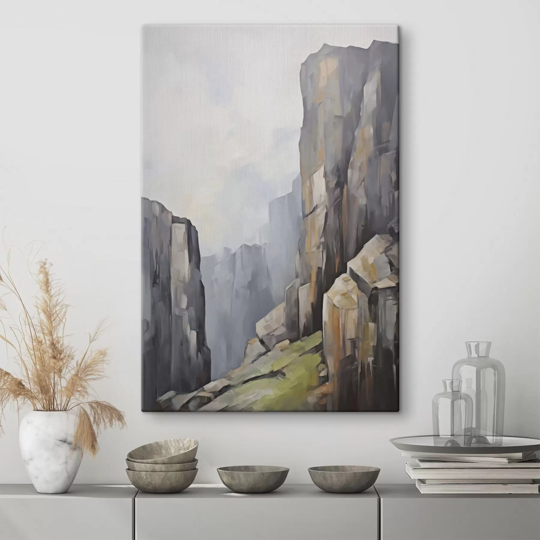 murales Rocas, imitación de una pintura s50134