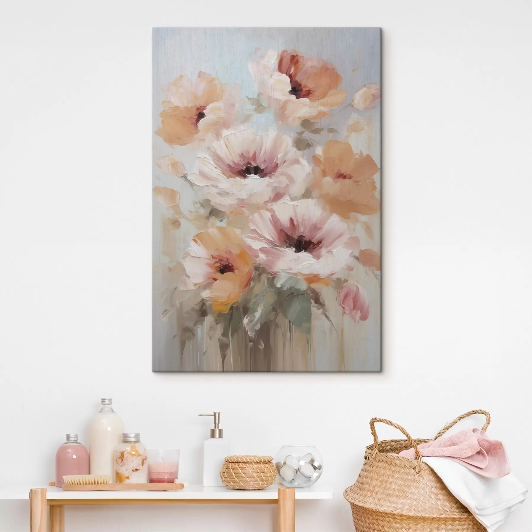 wall murals Flowers, imitation painting s50141
