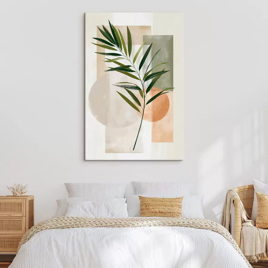 wall murals Botanical geometric abstraction s50090