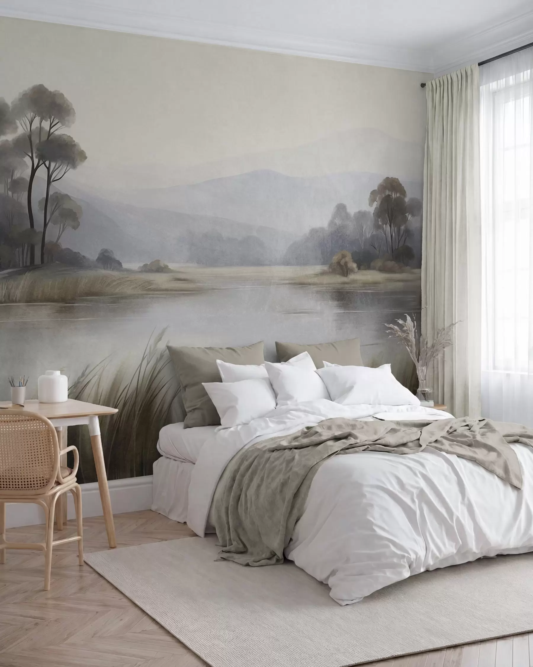 Wall Mural Photo Wallpaper Sage Lake w09983
