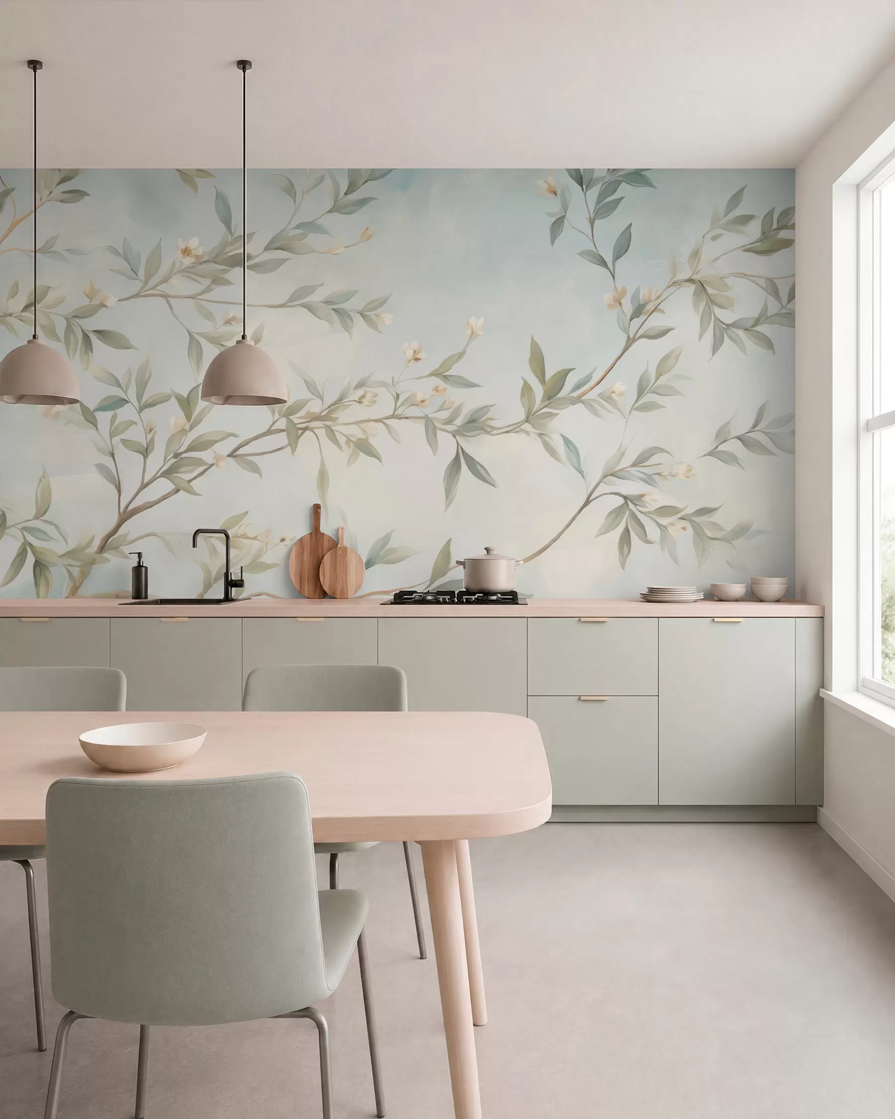 Wall Mural Photo Wallpaper Sage Branches w05677