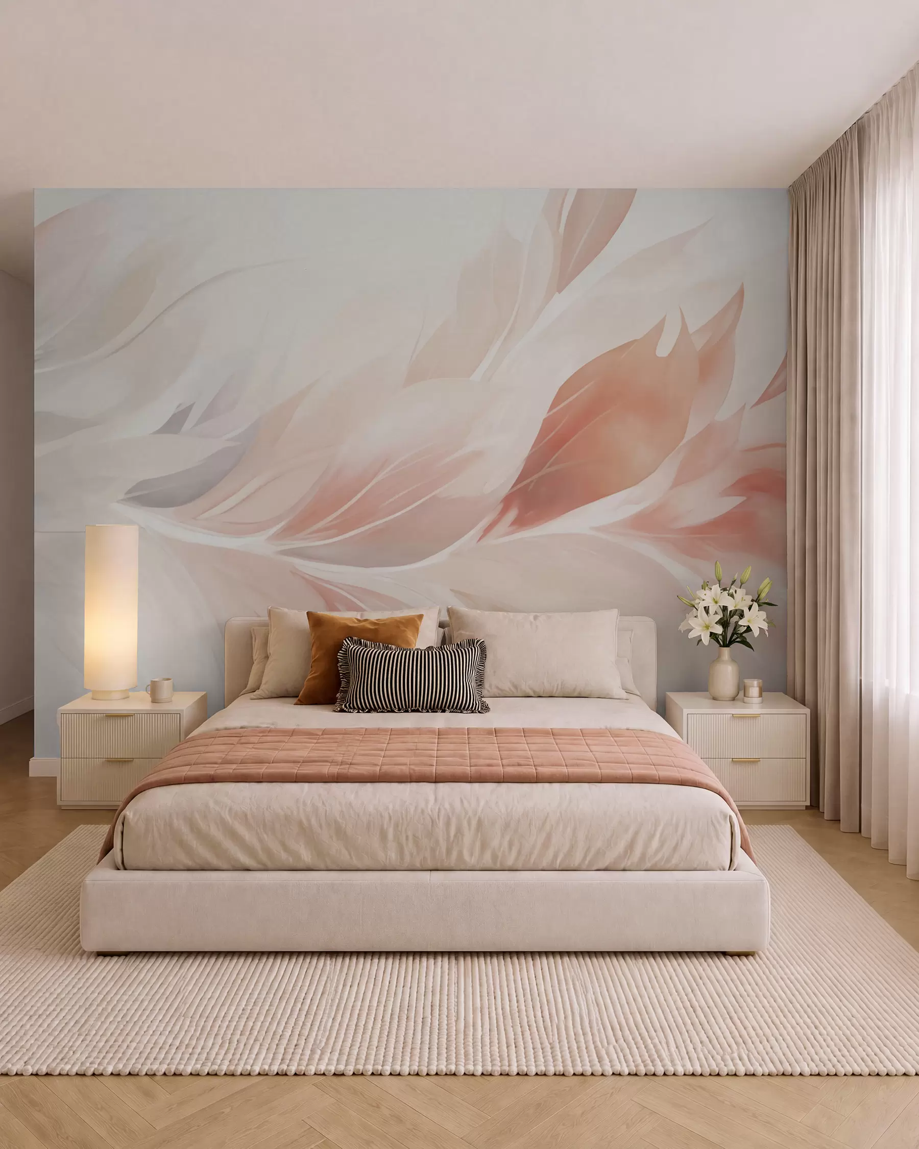 peintures murales Plumes w05763