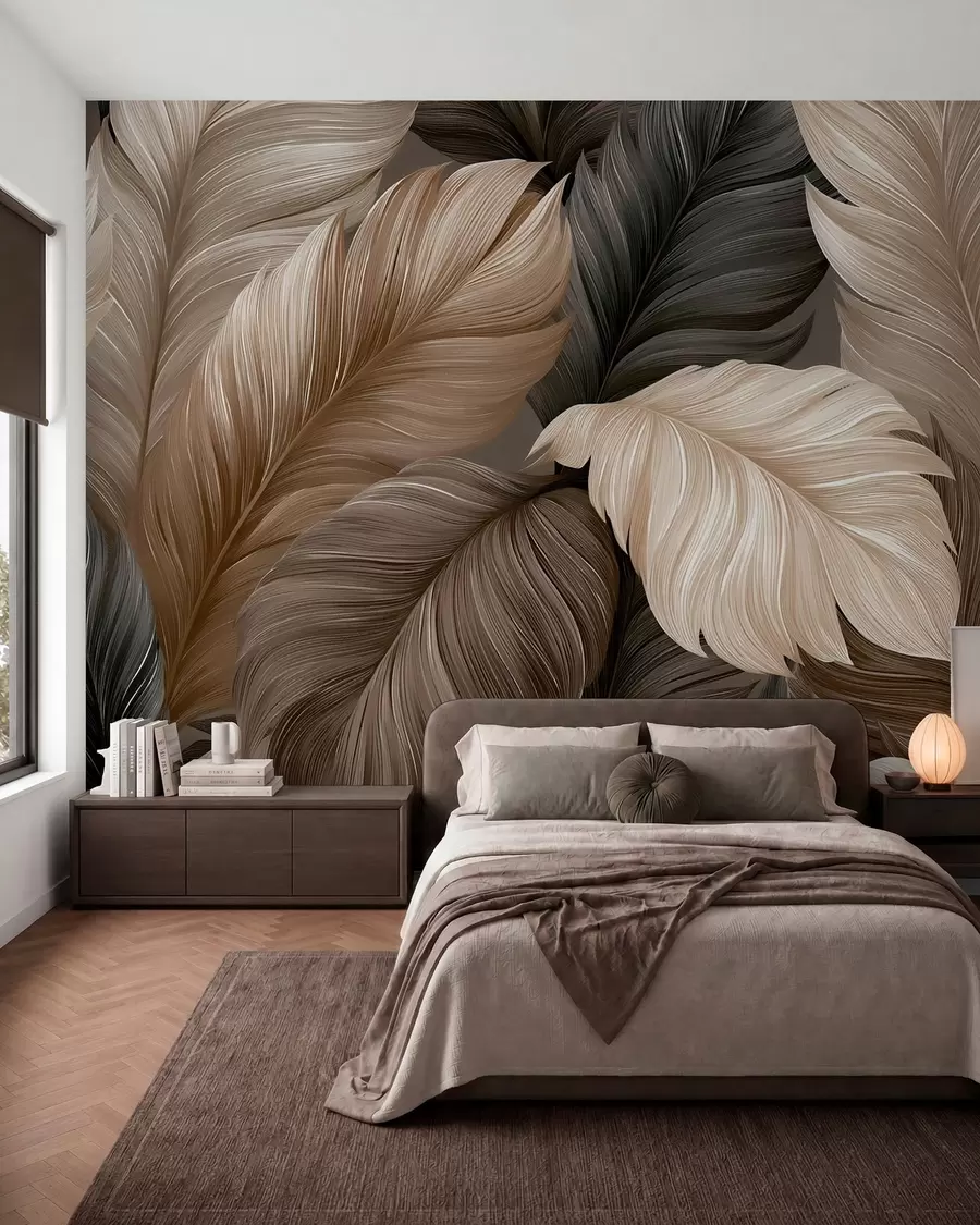 Wall Mural Photo Wallpaper Feathers w05767