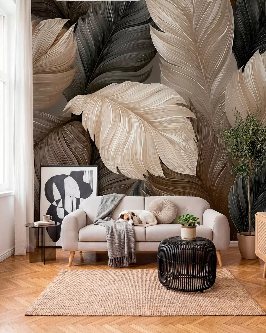 Wall Mural Photo Wallpaper Feathers w05767