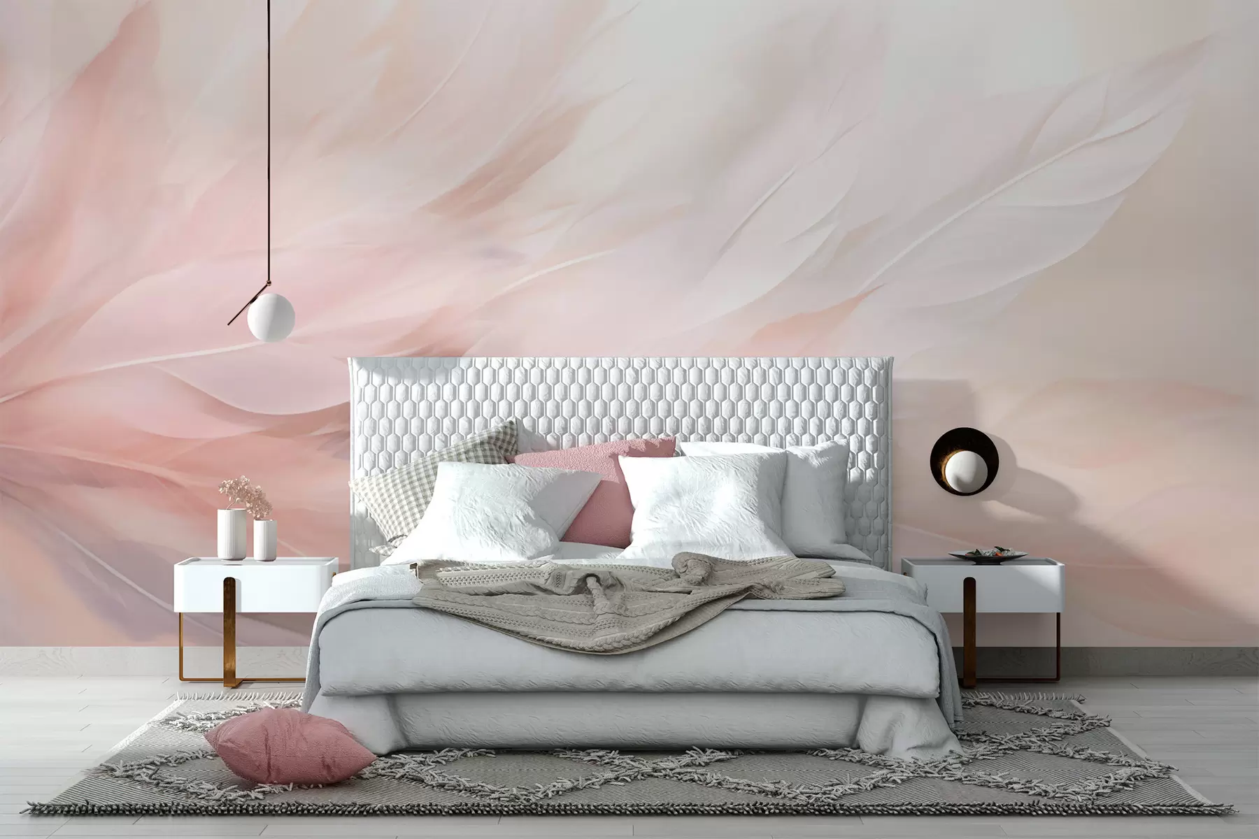 peintures murales Plumes w05770