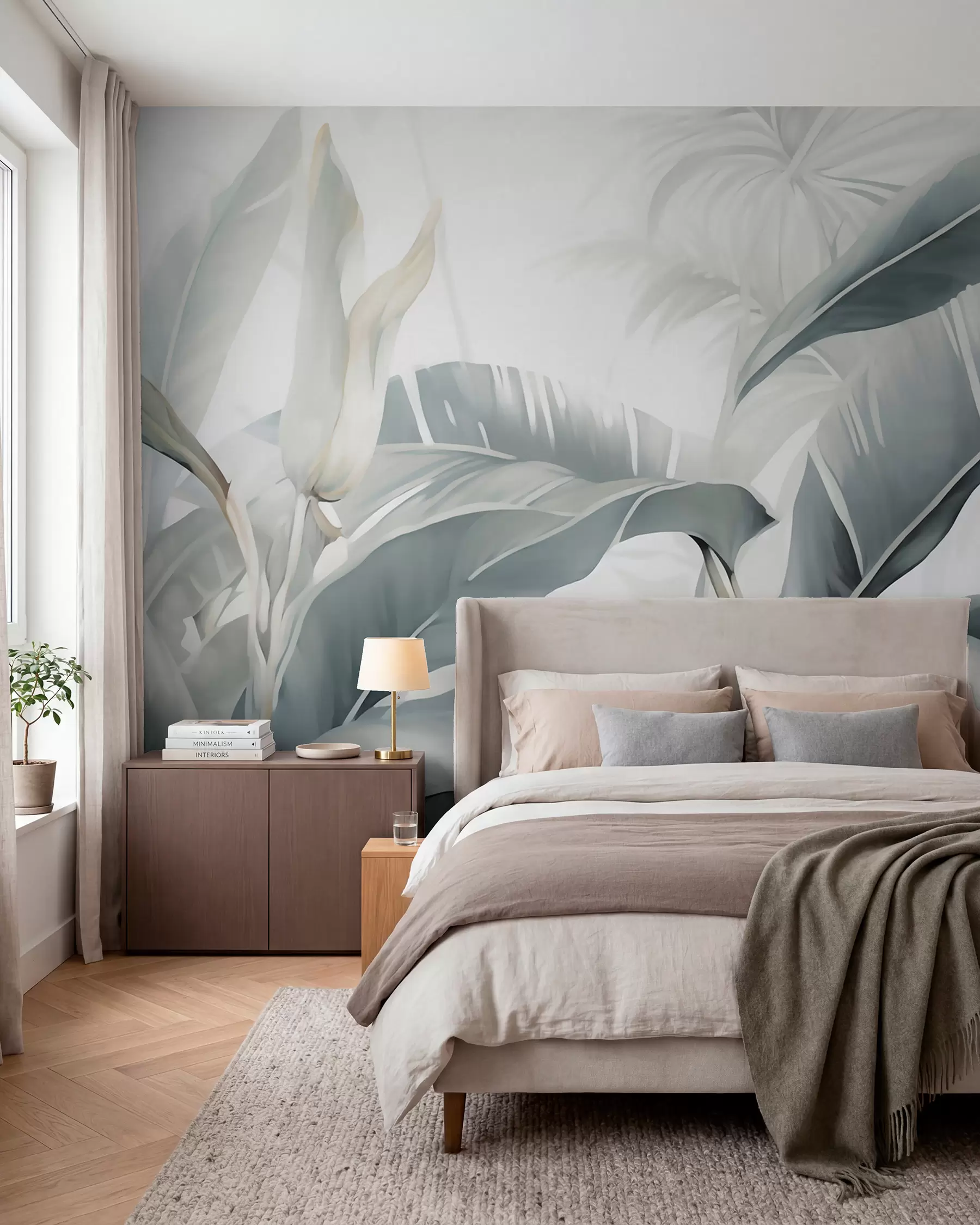 Wall Mural Photo Wallpaper Long banana leaves w05775