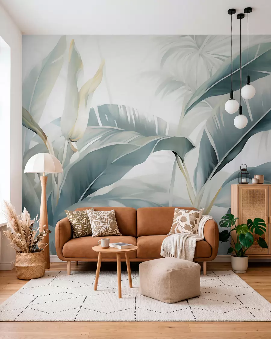 Wall Mural Photo Wallpaper Long banana leaves w05775