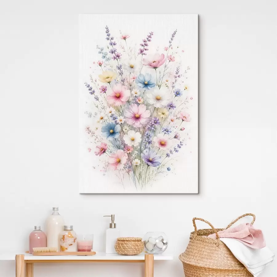 wall murals A delicate wildflower bouquet s49935